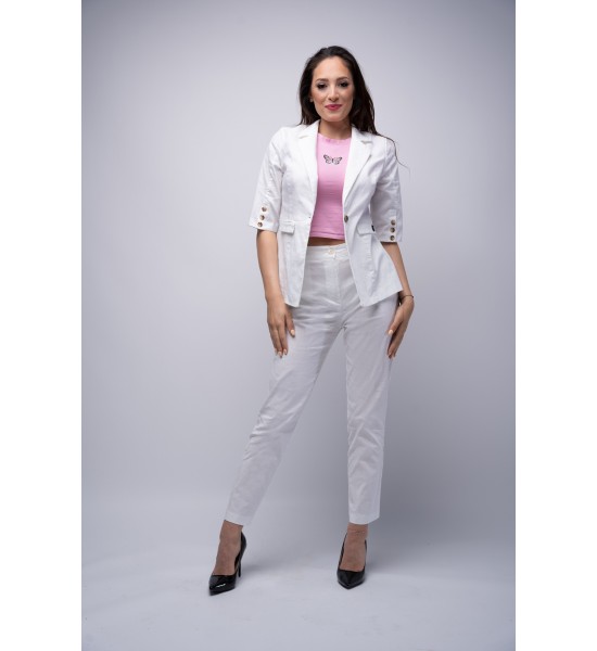 Dámská lněná bunda 623104-1